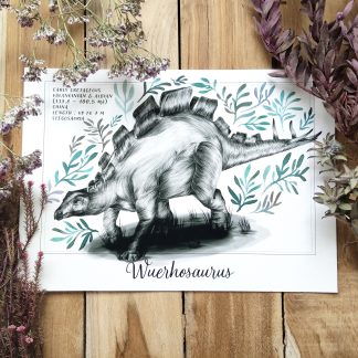 Wuerhosaurus "Science & Aquarelle"