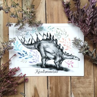 Kentrosaurus "Science & Aquarelle"